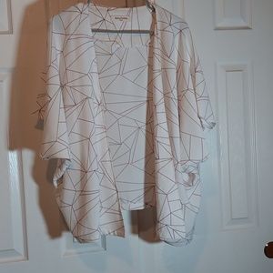 Haru Natsu Geometric Kimono Sleeve Jacket - L